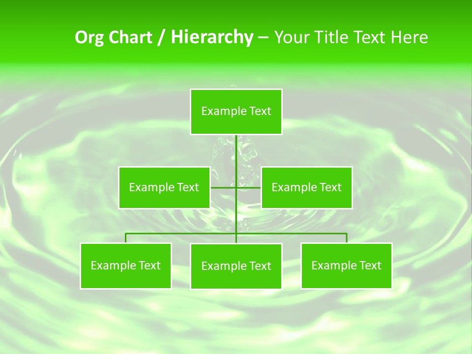 Gotear Pliegue Gota PowerPoint Template