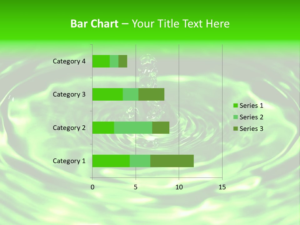 Gotear Pliegue Gota PowerPoint Template