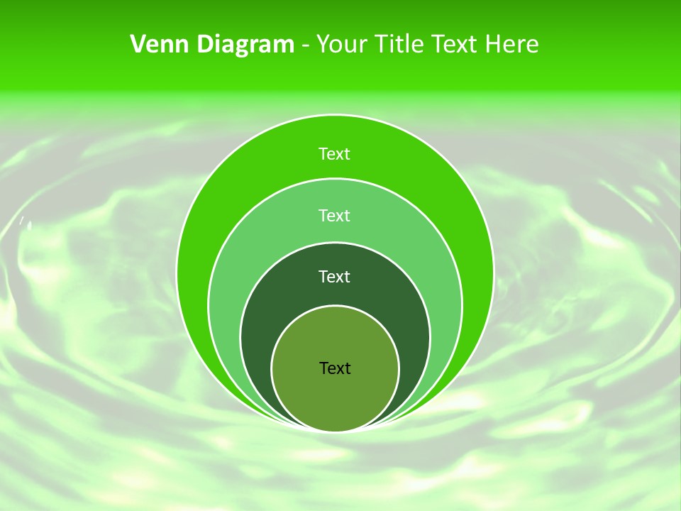 Gotear Pliegue Gota PowerPoint Template