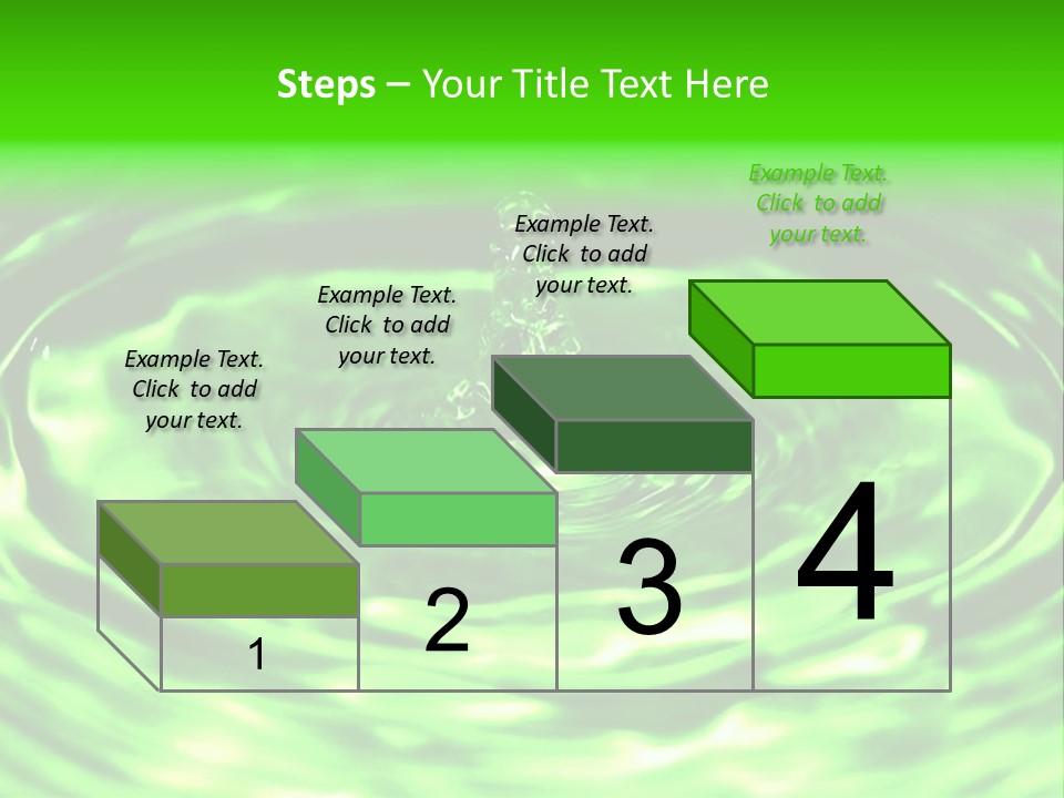 Gotear Pliegue Gota PowerPoint Template