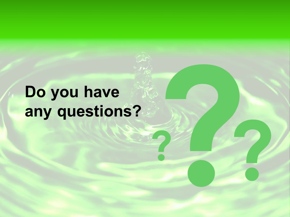 Gotear Pliegue Gota PowerPoint Template