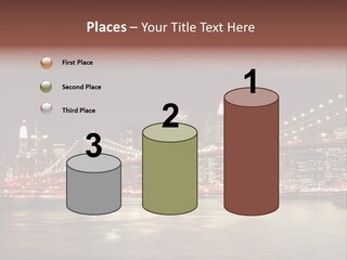 Waterfront Twilight Water PowerPoint Template