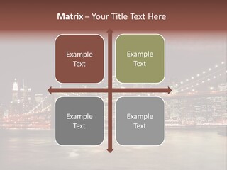 Waterfront Twilight Water PowerPoint Template