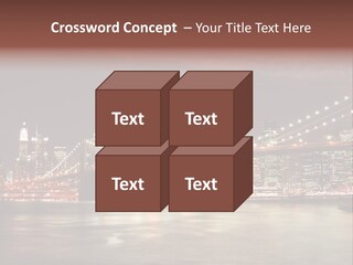 Waterfront Twilight Water PowerPoint Template