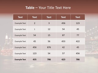 Waterfront Twilight Water PowerPoint Template