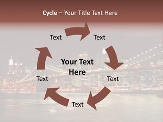Waterfront Twilight Water PowerPoint Template