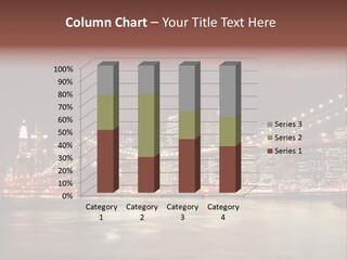 Waterfront Twilight Water PowerPoint Template