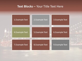 Waterfront Twilight Water PowerPoint Template