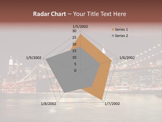 Waterfront Twilight Water PowerPoint Template