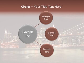 Waterfront Twilight Water PowerPoint Template