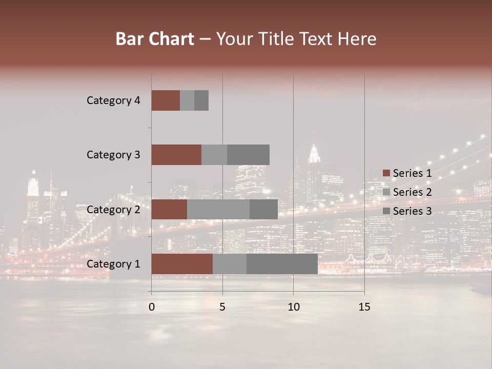 Waterfront Twilight Water PowerPoint Template