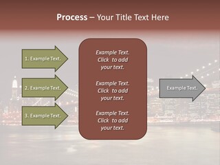 Waterfront Twilight Water PowerPoint Template