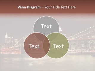 Waterfront Twilight Water PowerPoint Template