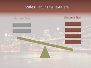 Waterfront Twilight Water PowerPoint Template