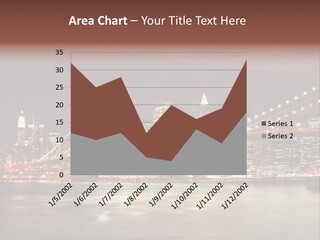 Waterfront Twilight Water PowerPoint Template
