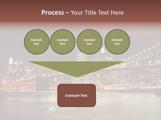 Waterfront Twilight Water PowerPoint Template