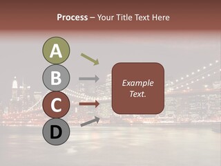 Waterfront Twilight Water PowerPoint Template