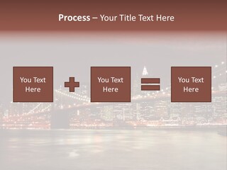 Waterfront Twilight Water PowerPoint Template
