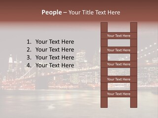 Waterfront Twilight Water PowerPoint Template