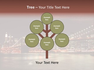 Waterfront Twilight Water PowerPoint Template