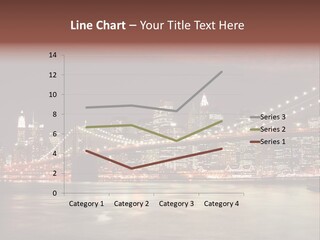Waterfront Twilight Water PowerPoint Template