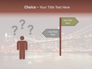 Waterfront Twilight Water PowerPoint Template