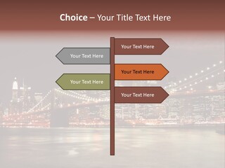 Waterfront Twilight Water PowerPoint Template