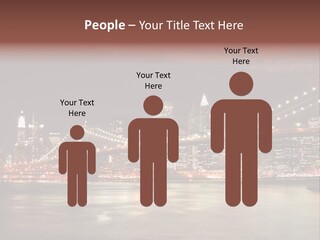 Waterfront Twilight Water PowerPoint Template