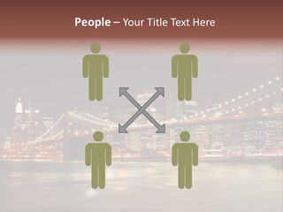 Waterfront Twilight Water PowerPoint Template