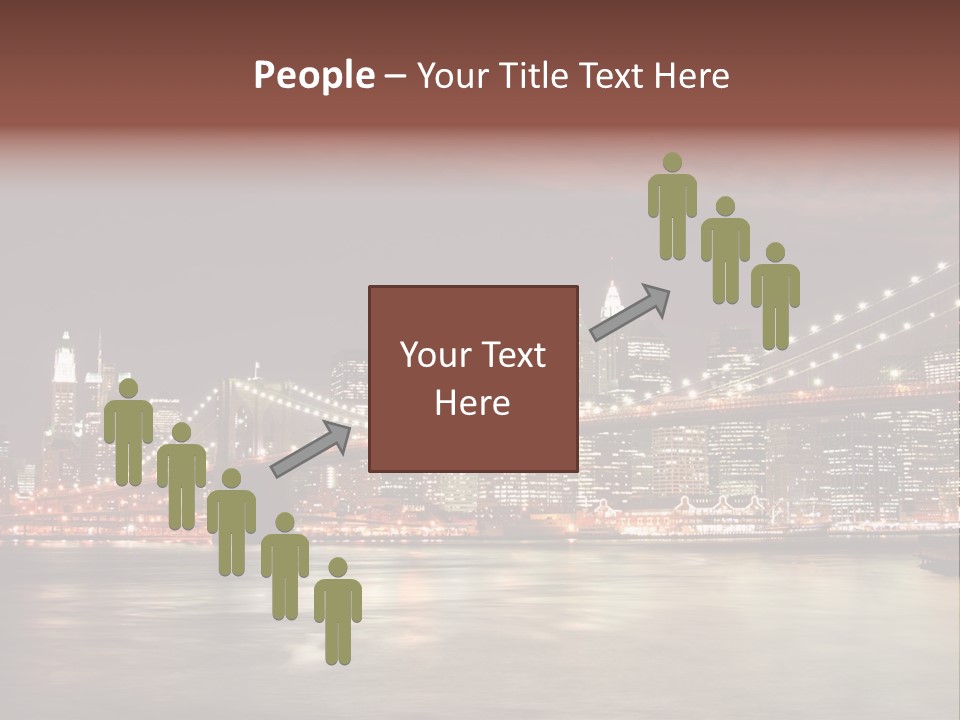 Waterfront Twilight Water PowerPoint Template