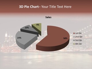 Waterfront Twilight Water PowerPoint Template