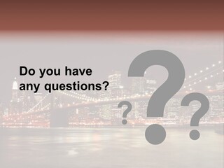 Waterfront Twilight Water PowerPoint Template