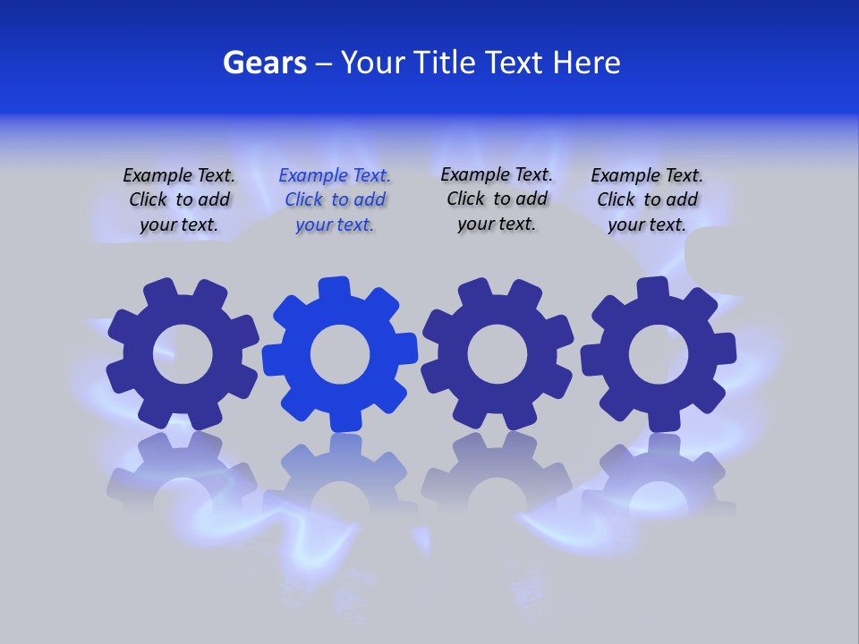 Gas Cooking Cook PowerPoint Template