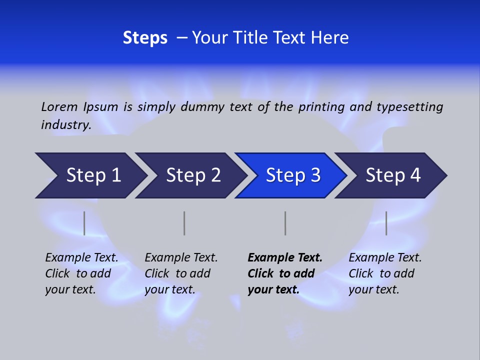 Gas Cooking Cook PowerPoint Template