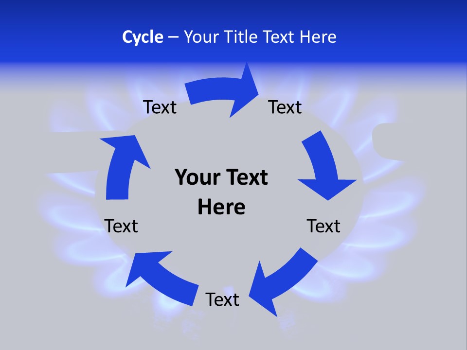 Gas Cooking Cook PowerPoint Template