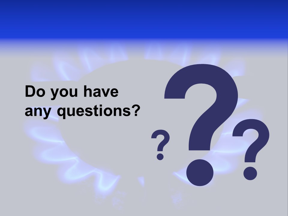 Gas Cooking Cook PowerPoint Template