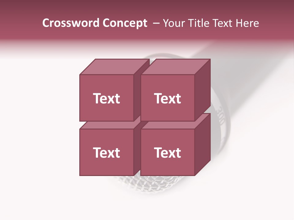 Verst Metallisch Nachricht PowerPoint Template