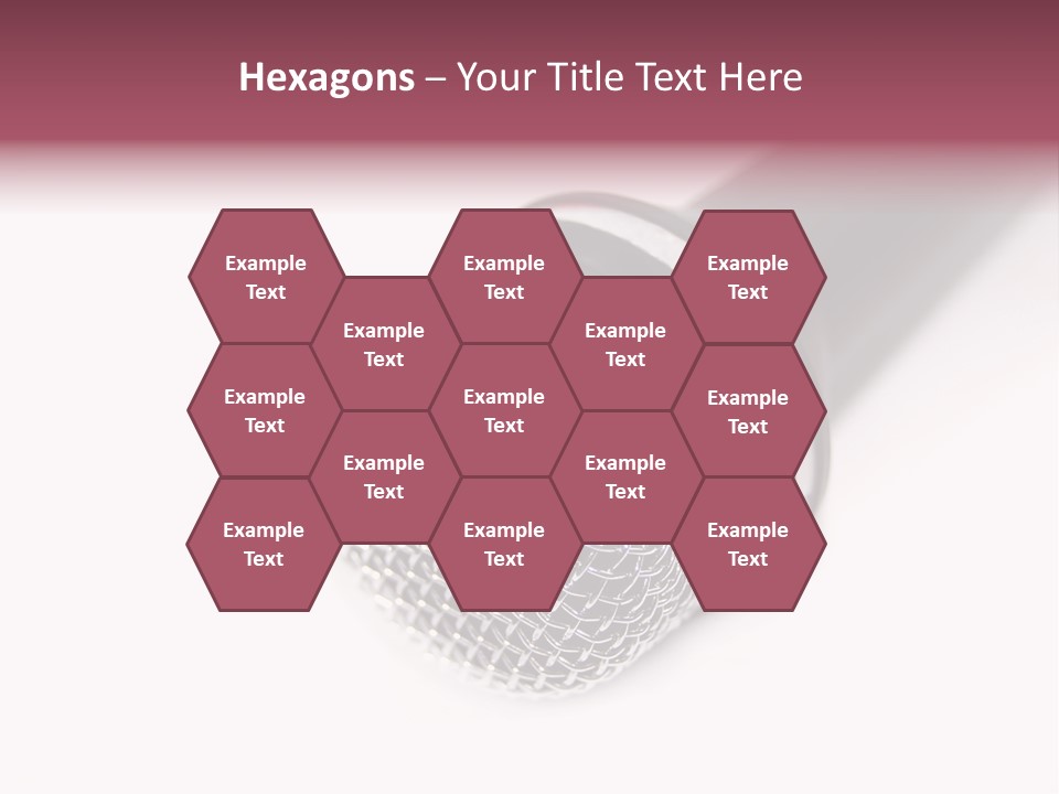 Verst Metallisch Nachricht PowerPoint Template