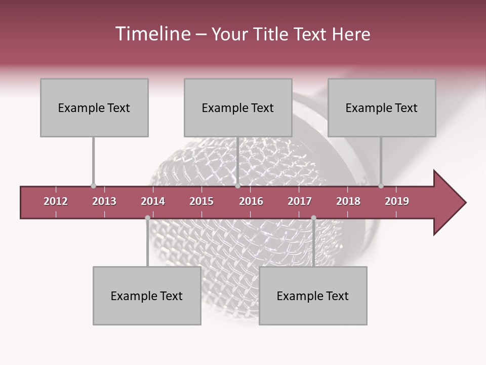 Verst Metallisch Nachricht PowerPoint Template