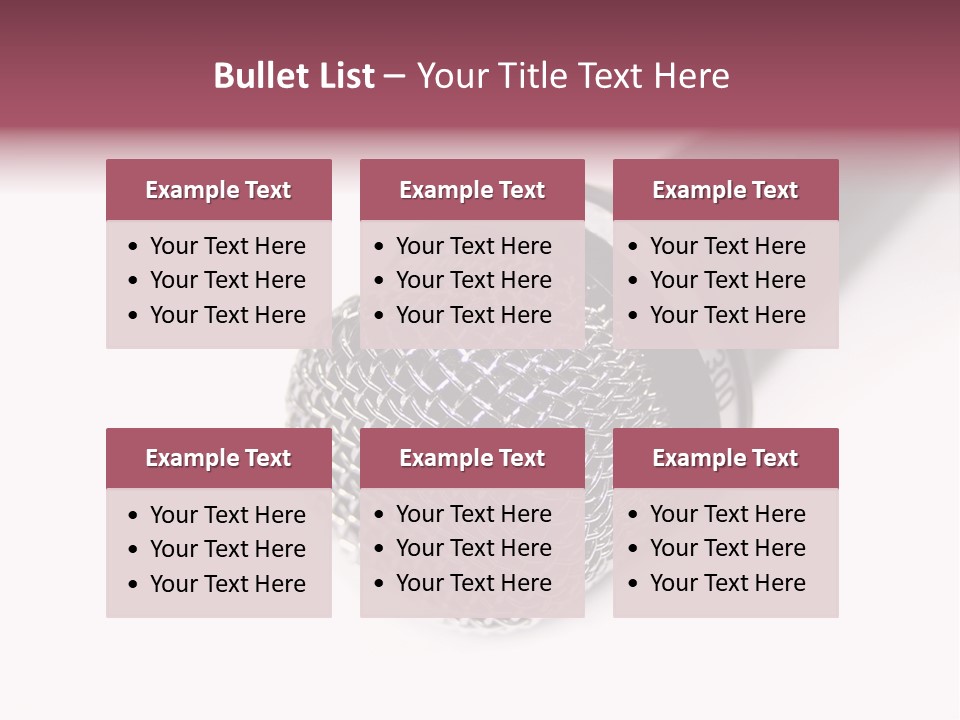 Verst Metallisch Nachricht PowerPoint Template
