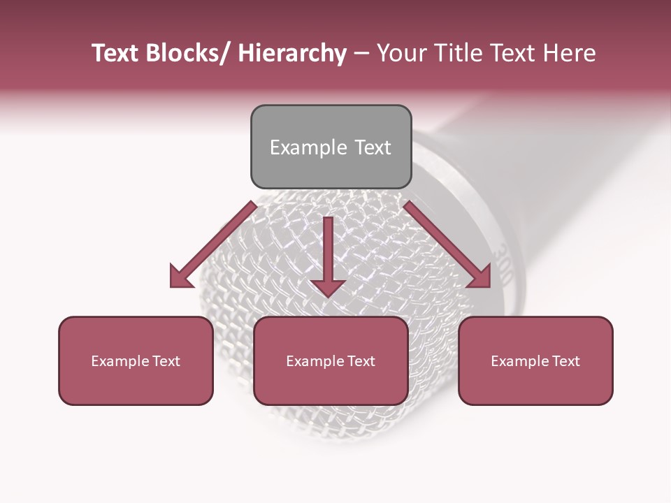 Verst Metallisch Nachricht PowerPoint Template