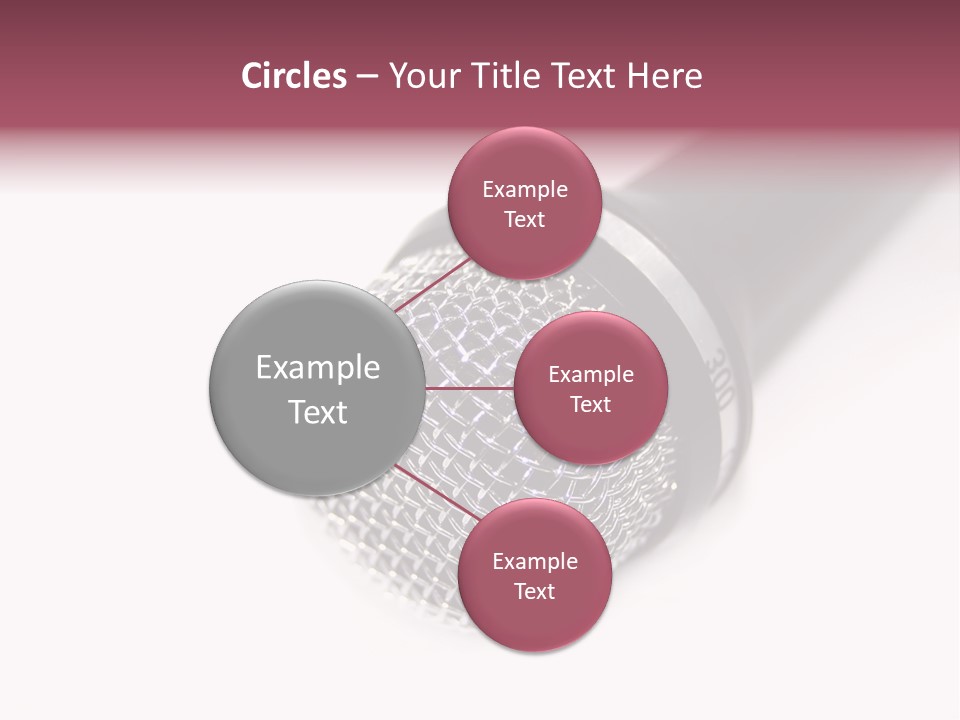 Verst Metallisch Nachricht PowerPoint Template