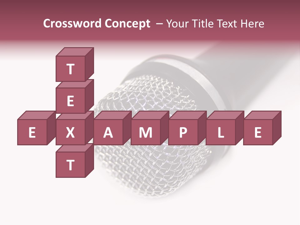 Verst Metallisch Nachricht PowerPoint Template