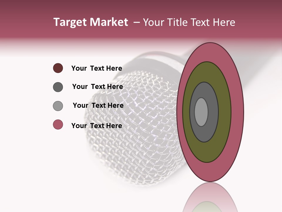 Verst Metallisch Nachricht PowerPoint Template