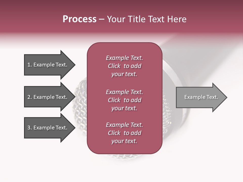 Verst Metallisch Nachricht PowerPoint Template