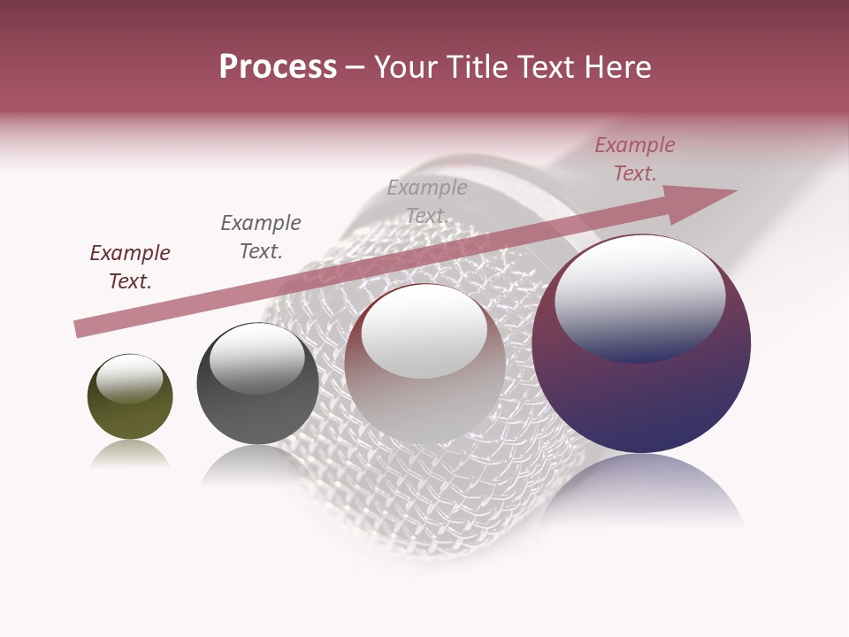 Verst Metallisch Nachricht PowerPoint Template