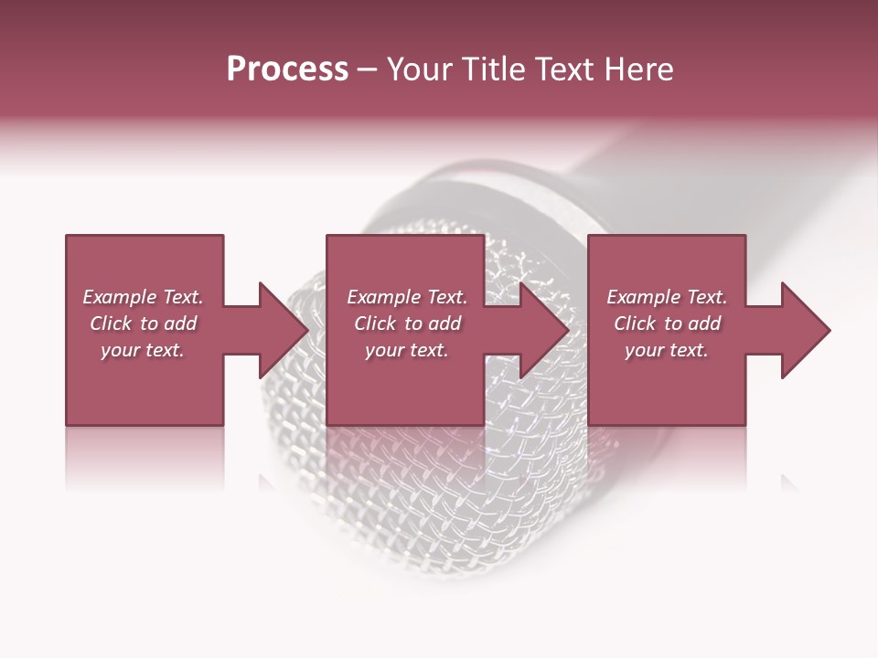 Verst Metallisch Nachricht PowerPoint Template