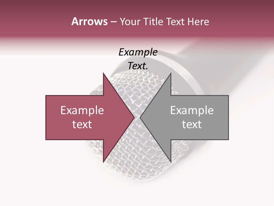 Verst Metallisch Nachricht PowerPoint Template