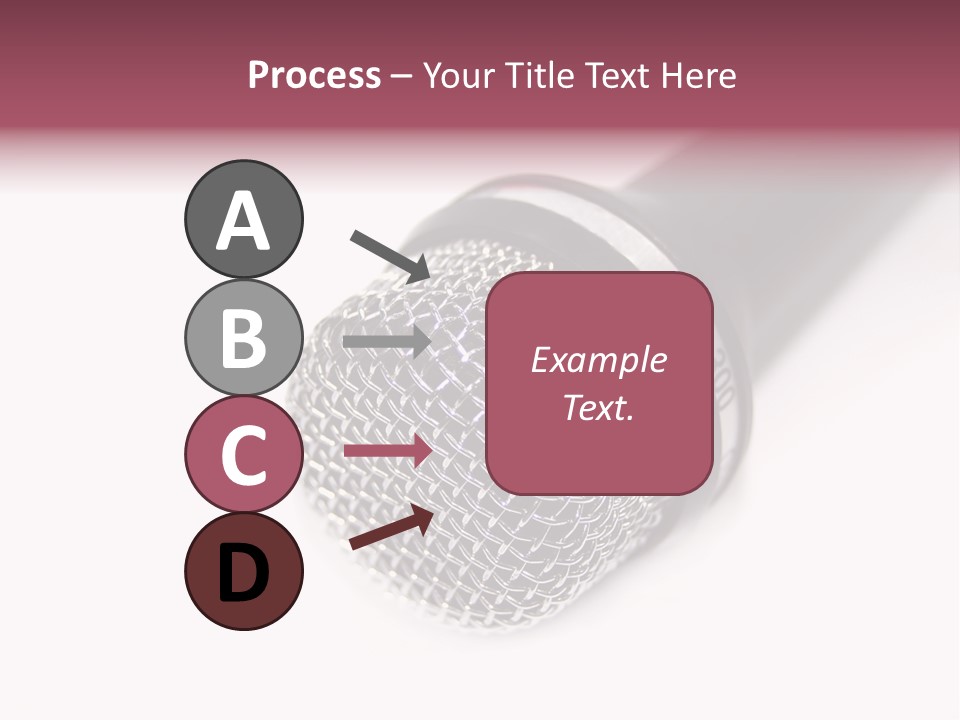 Verst Metallisch Nachricht PowerPoint Template