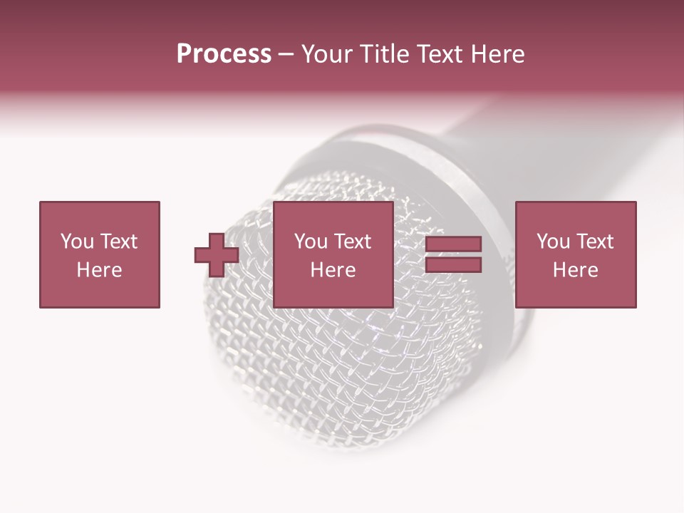 Verst Metallisch Nachricht PowerPoint Template